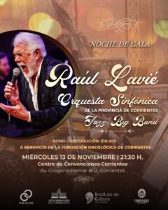 Orquesta Sinfónica y Raúl Lavié