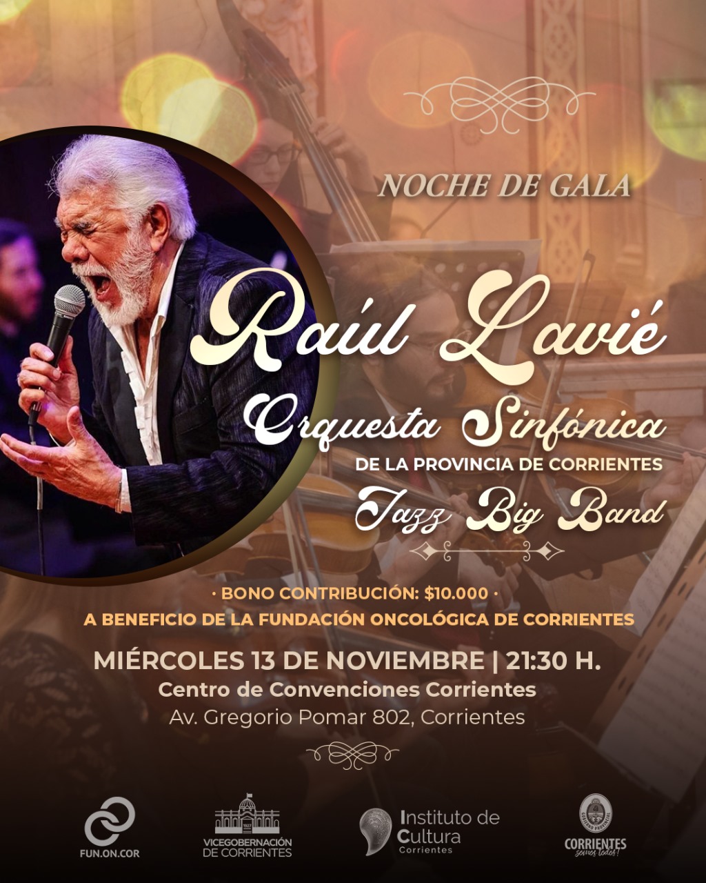 Orquesta Sinfónica y Raúl Lavié